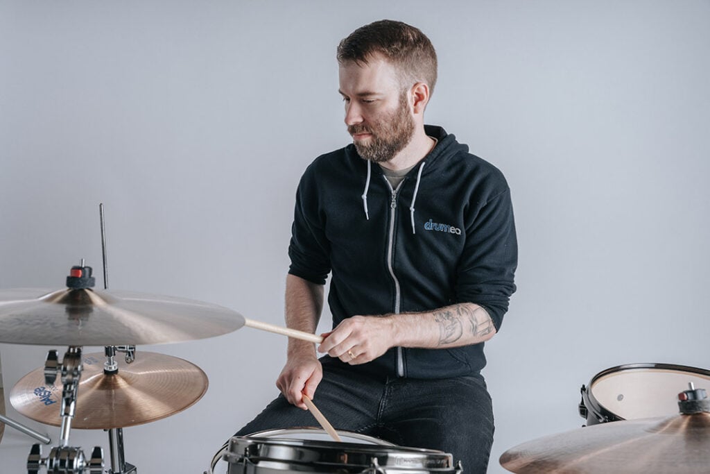 left handed drum kit