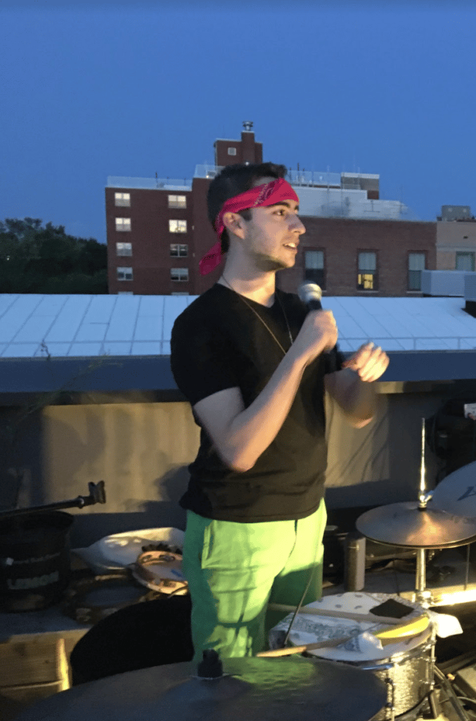 josh doing standup