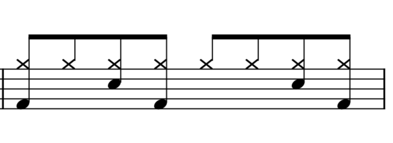 modern drum notation 1