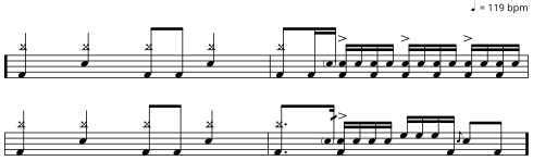 come as you are drum notation nirvana